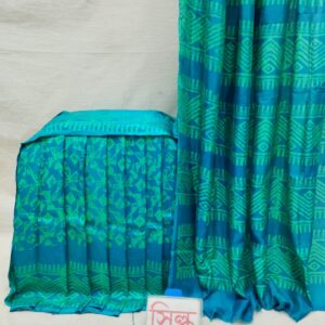 বাটিক হাফসিল্ক শাড়ি
