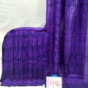 বাটিক হাফসিল্ক শাড়ি