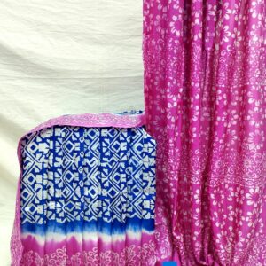 বাটিক হাফসিল্ক শাড়ি