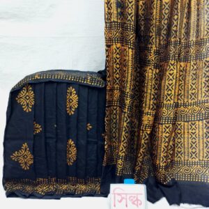 বাটিক হাফসিল্ক শাড়ি