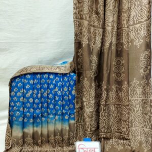 বাটিক হাফসিল্ক শাড়ি