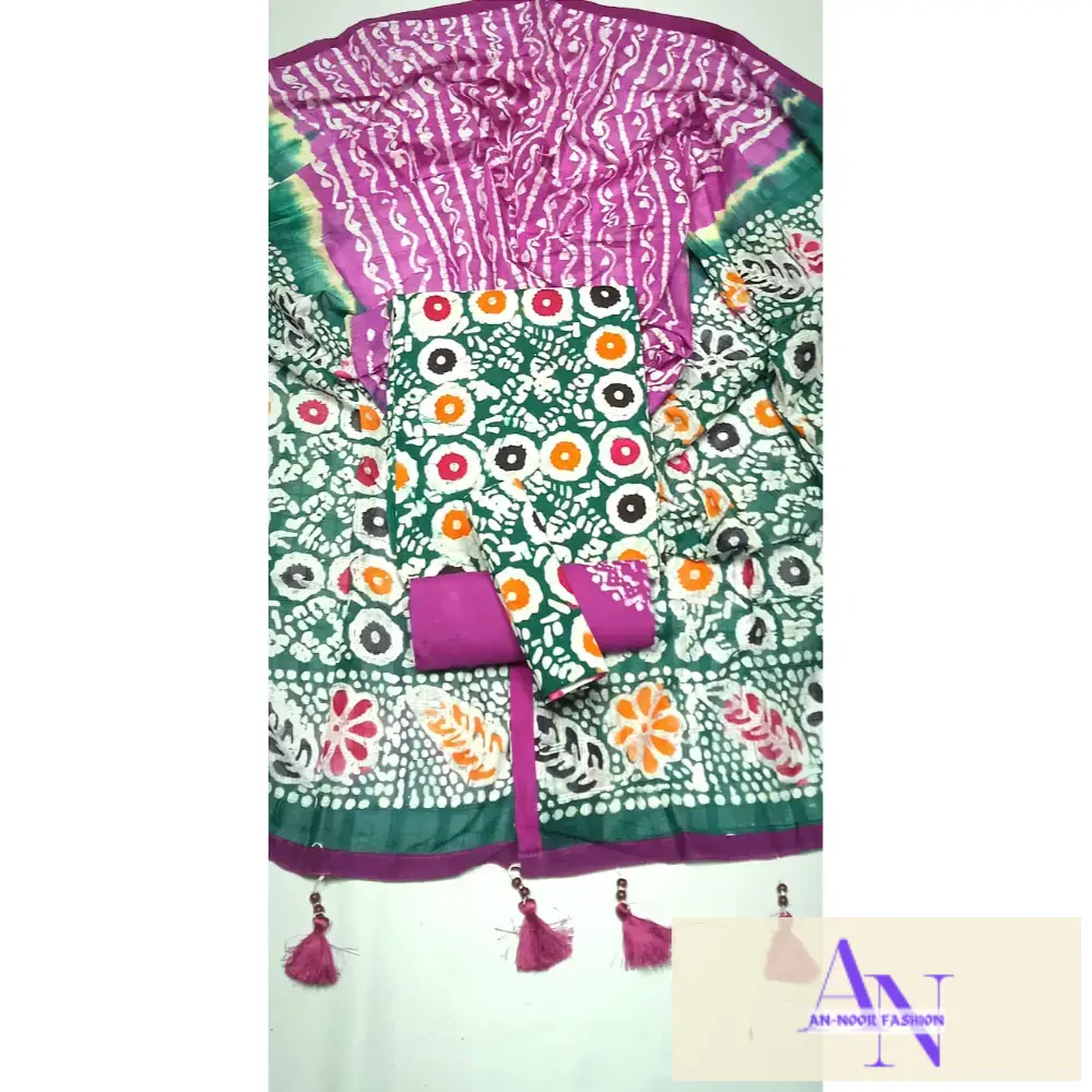 রূপসী বাটিক সুতী থ্রিপিস