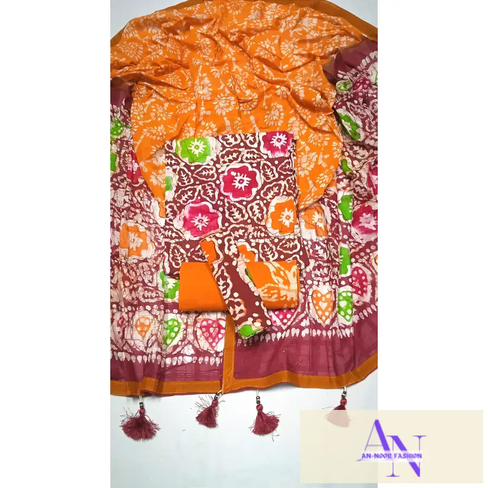 রূপসী বাটিক সুতী থ্রিপিস