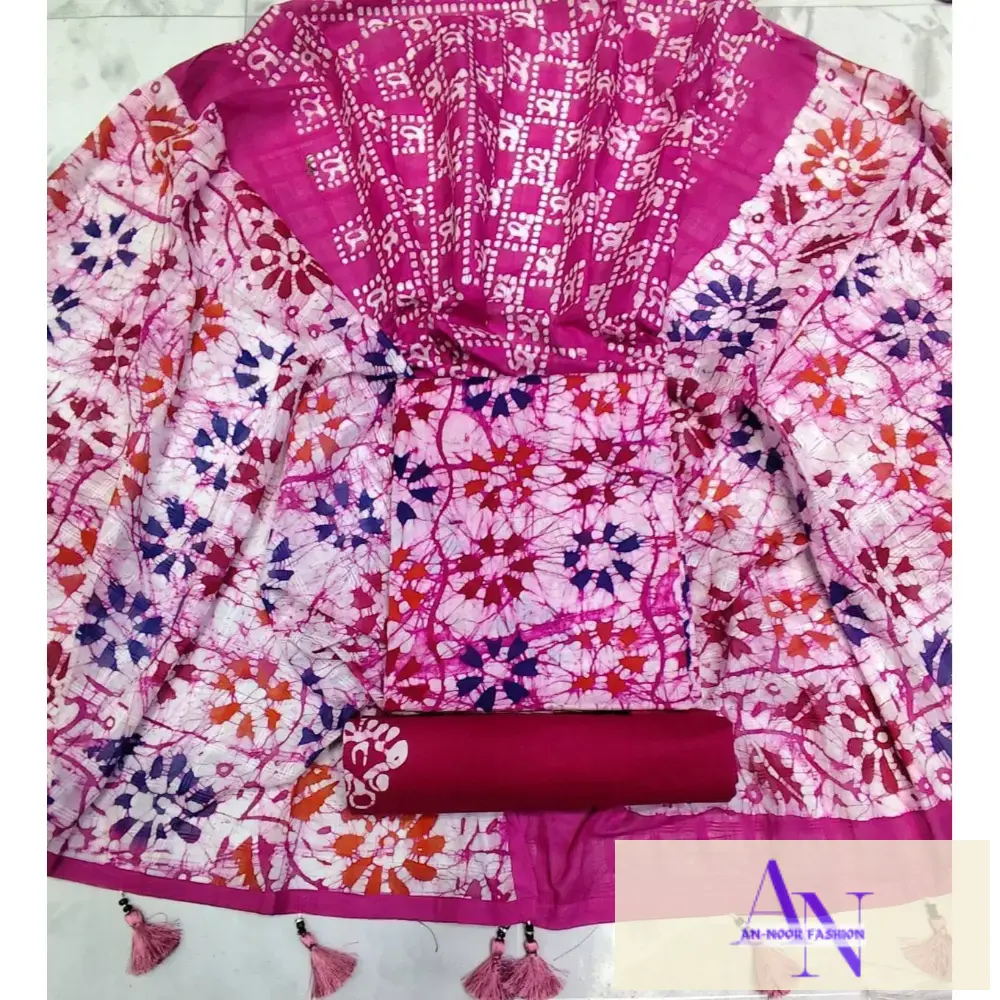 রূপসী বাটিক সুতী থ্রিপিস