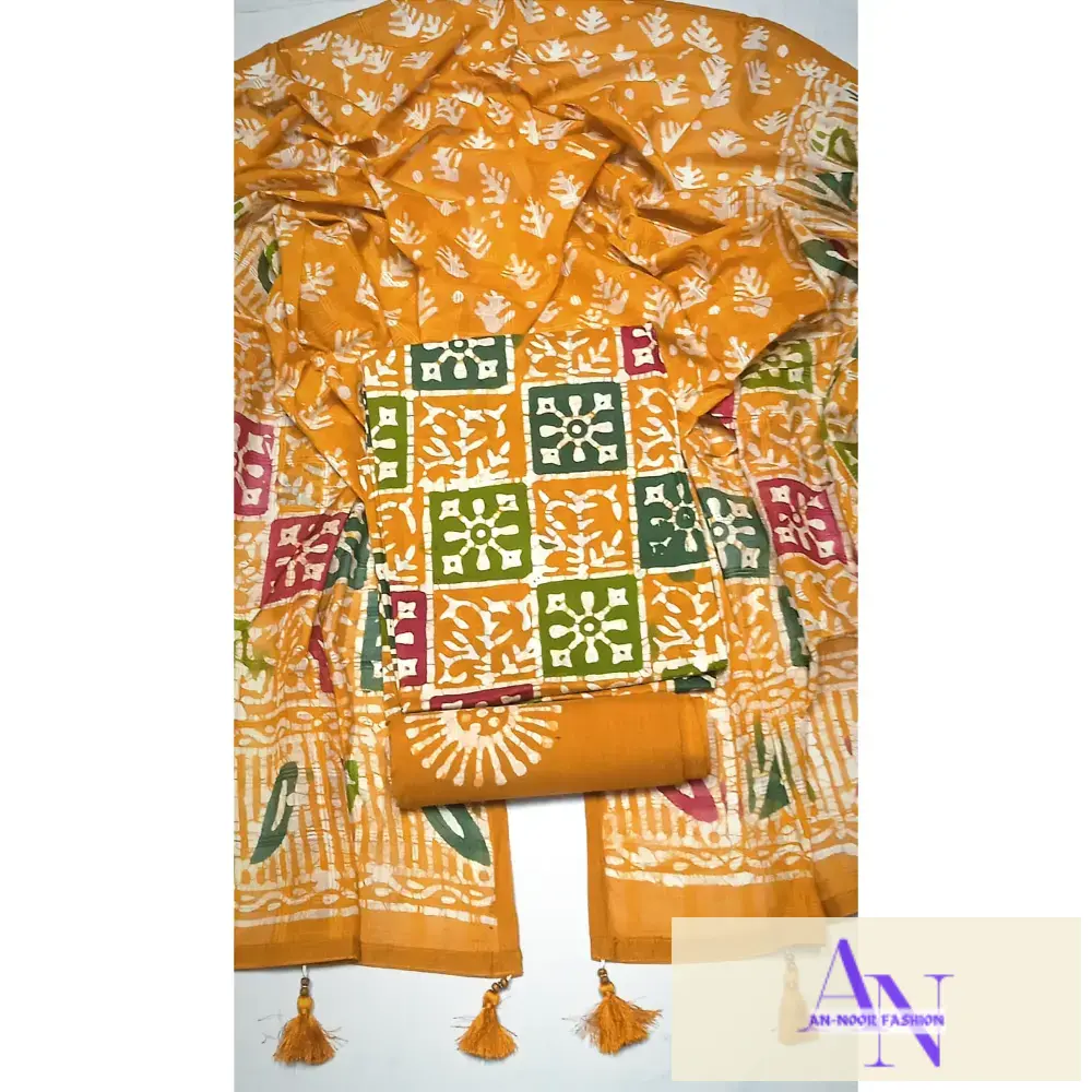 রূপসী বাটিক সুতী থ্রিপিস