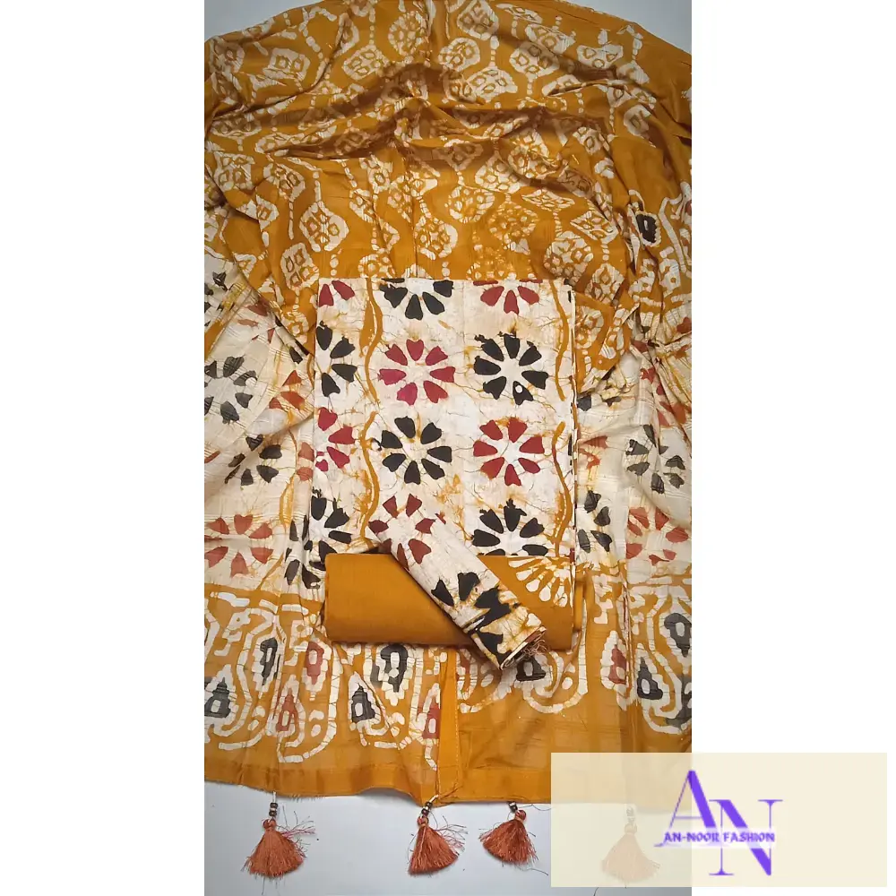 রূপসী বাটিক সুতী থ্রিপিস