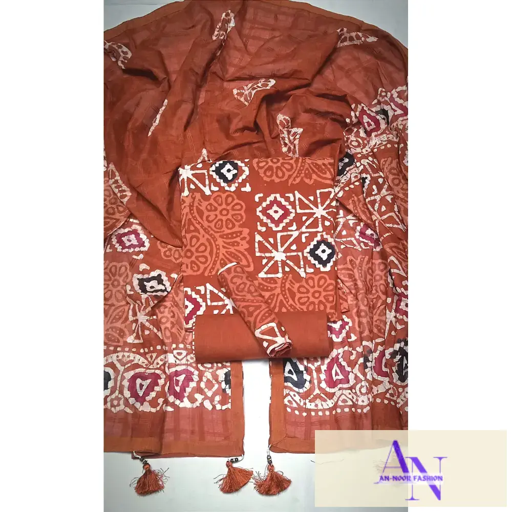 রূপসী বাটিক সুতী থ্রিপিস