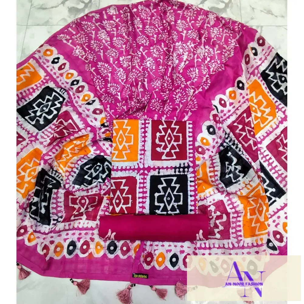 রূপসী বাটিক সুতী থ্রিপিস