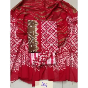 মোম বাটিক সুতি থ্রিপিস